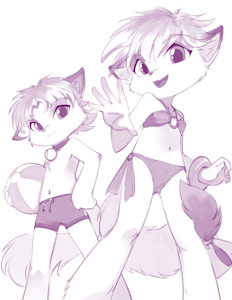 Annie & Angel by Bleedman by bbmbbf