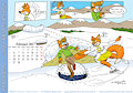 Fox Calendar 2017 - February by Micke