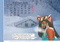 Fox Calendar 2018 - February by Micke