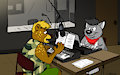 "After playing through the first verse, Birch joined me." by MaxDeGroot