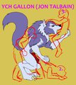 YCH Gallon (Darkstalker werewolf) by Yiffox